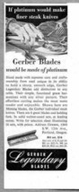 1950 Print Ad Gerber Legendary Blades Finer Knives Portland,OR - £6.56 GBP