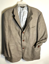 Vintage Southwick Kabat Made in USA Wool Sport Jacket 44 Regular w/Wooden Button - £72.29 GBP