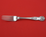 Kings by George Adams English Sterling Silver Regular Fork / Dessert For... - £100.42 GBP