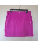 Polo Golf Ralph Lauren Womens Skort Size 10 Hot Pink Lined Pockets Skirt - £18.64 GBP