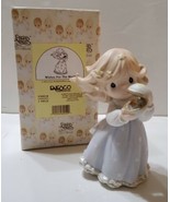 Precious Moments 1999 Wishes For The World 530018 Millennium Figurine Girl  - £29.53 GBP