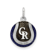 SS Colorado Rockies Small Enameled Baseball Charm - $79.83
