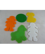 Perler Bead Peg Boards Lot Of 5 Girl children pony dog circle - £5.29 GBP