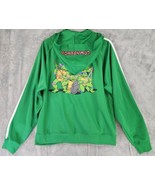 Teenage Mutant Ninja Turtles Hoodie Mens Large Green Full Zip Retro Cowa... - £15.56 GBP