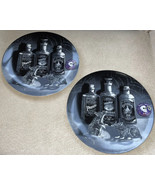 2 Harvest Green Studio Halloween Potions Apothecary Rats Dinner Plates E... - $46.99