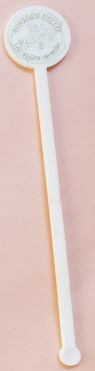 Caesars Palace Las Vegas, Nevada 6&quot; white swizzle stick, vintage - $2.95