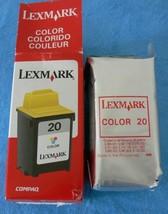 Genuine Lexmark 20 - 15M0120 Color Ink Cartridge - NEW SEALED - $1.32 CAD