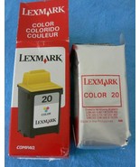 Genuine Lexmark 20 - 15M0120 Color Ink Cartridge - NEW SEALED - $18.32 MXN