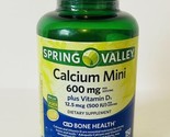 Spring Valley Calcium Plus Vitamin D3, Dietary Supplement, 150 Mini Soft... - $15.74