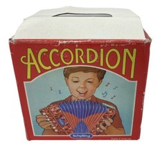 Vintage Schylling Kids Accordion Air Valve Instrument Folk Music With Or... - £11.93 GBP