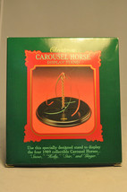 Hallmark: Carousel Horse Display Stand - 1989 Holiday Ornament - £8.40 GBP