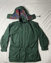 Eddie Bauer Wool Lined Mountain Parka Jacket Women’s Med Green Outdoors ... - $60.00