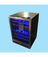 NewAir 24&quot; 46 Bottle Dual Zone Wine Fridge Stainless Steel AWR-460DB #NO... - $649.98