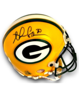 AHMAN GREEN AUTOGRAPHED SIGNED GREEN BAY PACKERS MINI HELMET w/COA MM HOLOGRAM - $1,853.24 MXN