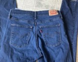 Levi Strauss Slimming Skinny Fit Jeans Size 30 Regular Dark Wash - £22.13 GBP