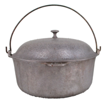 Vintage Club Aluminum Hammercraft Hammered Dutch Oven Pot With Lid Handle 4.5 Qt - £22.92 GBP