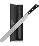 Cutluxe Slicing Carving Knife – 12&quot; Brisket Knife, Meat Cutting And Bbq ... - $57.99