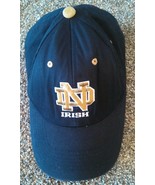 Notre Dame Fighting Irish Football Hat Cap  Blue Gold Embroidered - £5.87 GBP