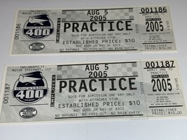 BRICKYARD Allstate 400 UNUSED NASCAR TICKETS INDIANAPOLIS SPEEDWAY Tony ... - $11.98