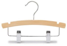 10&quot; Infant &amp; Baby Natural Wood Combination Hanger (pack of 100) - $129.59