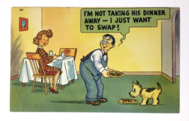 I&#39;m Not Taking His Dinner Away I Just Want To Swap Family Humor Dog Linen PC - £7.16 GBP