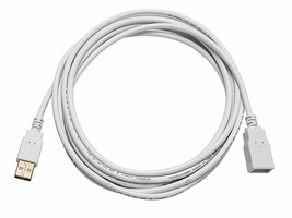 10 Feet USB 2.0 A Male to A Female Extension 28 24AWG Cable Gold Plated White 10 - £7.64 GBP