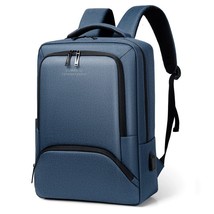 Men&#39;s Business USB Backpack Fashion 15.6 Inch Laptop Waterproof Ruack Travel Com - £96.62 GBP