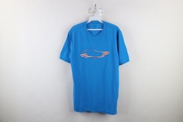 Oakley Mens Small Regular Fit Hydrolix USA Flag O Logo Short Sleeve T-Shirt Blue - £30.97 GBP