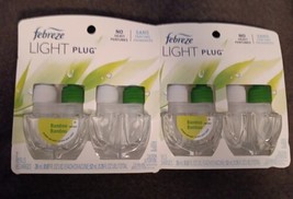 2 Febreze Light Plug Scented Oil Refill, Bamboo, Pack of 2(P0) - $19.80