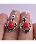 Handmade 925 Silver Coral Round Shape Silver / Gold / Rose Plated Women ... - $68.98+