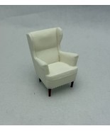 Dollhouse Furniture Arm Chair Ivory - $20.11 CAD