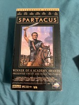 Spartacus VHS Letterboxed Edition 1991 2 Cassette Set New Sealed - $9.89