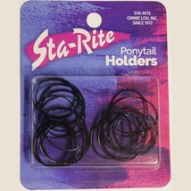 Sta-Rite 4cm Hair Elastics - 25pk (414)-Black - $11.54