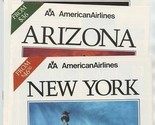 American Airlines New York Arizona and Mexico Tour Brochures 1985 - $21.78