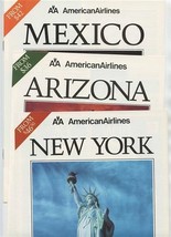 American Airlines New York Arizona and Mexico Tour Brochures 1985 - £17.35 GBP