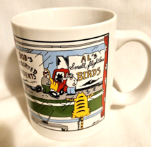 The Far Side Coffee Mug Bobs Rodents Als Birds Cat  1984 Larson Color - £24.04 GBP