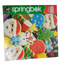 Springbok's Christmas Cookies 1000 Piece Puzzle Made in USA New in Box Holiday - $22.44