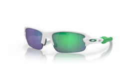 Oakley Flak Xxs Kids Sunglasses OJ9008-0858 Matte White W/ Prizm Jade Kids - $59.39