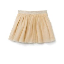 NWT Gymboree Camp Must Haves Girls Gold Shimmer Tutu Skirt Christmas - £5.64 GBP
