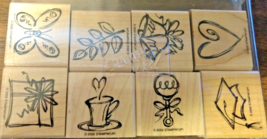 Stampin Up Sketch An Event Set of 8 Rubber Stamps from 2002 - £5.35 GBP