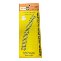 Atlas N Gauge Railroad Track 6 Sections 9-3/4&quot; Radius No. 2510 - £6.80 GBP