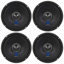 (4) Rockville RXM64 6.5" 600w 4 Ohm Mid-Range Drivers Car Speakers, Mid-Bass - £114.10 GBP