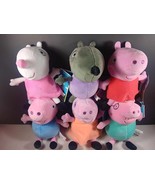 Peppa Pig Set Of 6 Cartoon Network Suzy 7” Plush Stuffed Animal Toy Cute... - $1,458.61 MXN