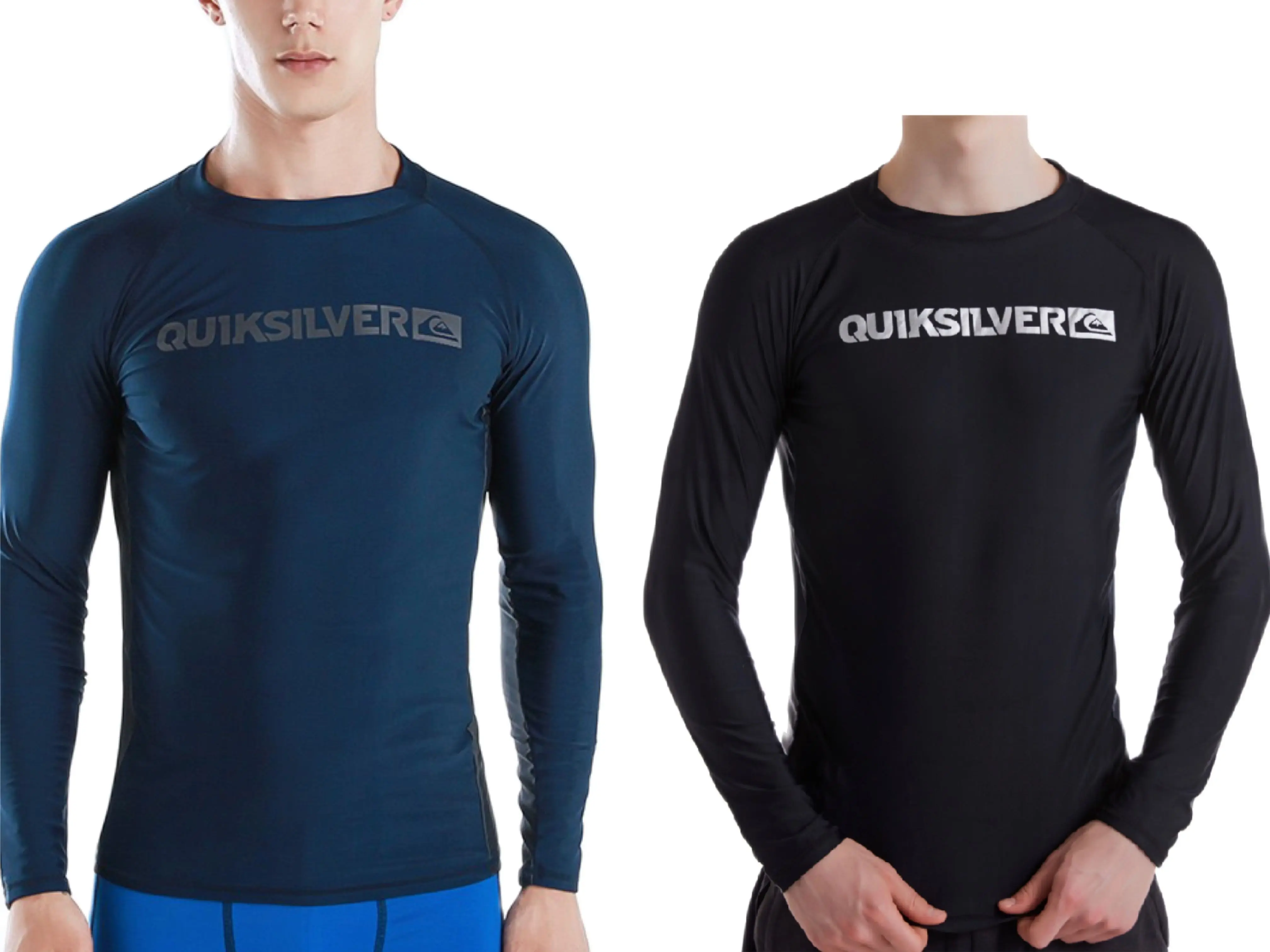 Sporting M-6XL UV Protection Lycra Rashguard Men Long Sleeve Swimsuit Swim Rash  - £39.04 GBP