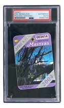 Phil Mickelson Signed 2004 Masters Augusta National Ticket PSA/DNA - £696.95 GBP