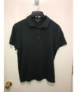 Michael Kors Men&#39;s Black Polo Shirt SZ Large Short Sleeve Super Soft - $19.00 CAD