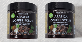 First Botany Arabica Coffee Body Scrub 11 oz - Detox and Anti-Cellulite (2-Pack) - £19.57 GBP