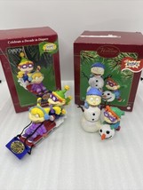 Set Of 2 RUGRATS Carlton Cards Ornaments 2001-2002 Chuckie Angelica &amp; Tommy - $35.24