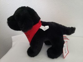 Douglas Cuddle Toys Abraham Black Lab Puppy Dog # 3997 Stuffed Animal Bo... - $14.83