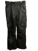 Boulder Gear Black Cargo Lined Snowboard Ski Snow Pants Medium Adjustabl... - £38.82 GBP